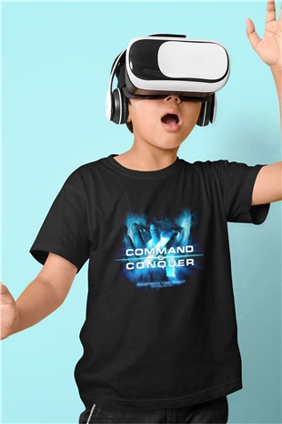 Command and Conquer Siyah Unisex Çocuk Tişört