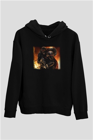 Command and Conquer Siyah Unisex Hoodie