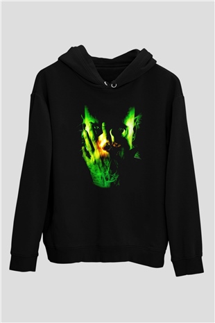 Command and Conquer Siyah Unisex Hoodie