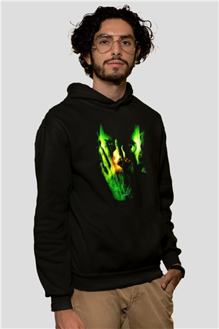 Command and Conquer Siyah Unisex Hoodie