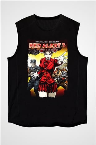 Command and Conquer Siyah Unisex Kolsuz Tişört