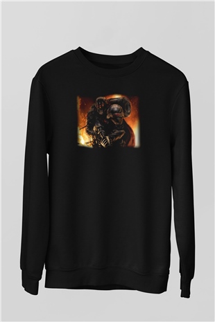 Command and Conquer Siyah Unisex Sweatshirt