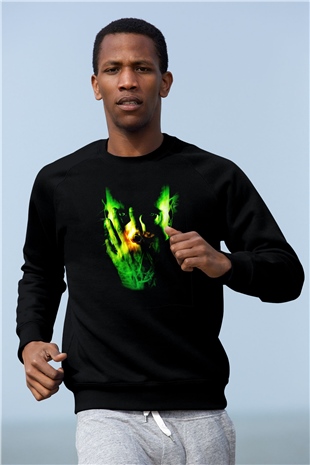 Command and Conquer Siyah Unisex Sweatshirt