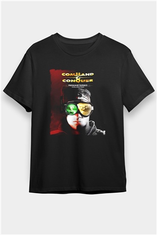 Command and Conquer Siyah Unisex Tişört T-Shirt
