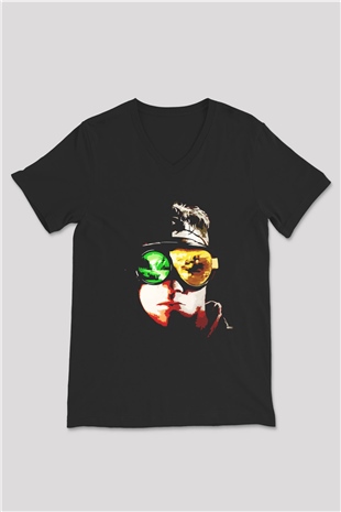 Command and Conquer Siyah Unisex V Yaka Tişört