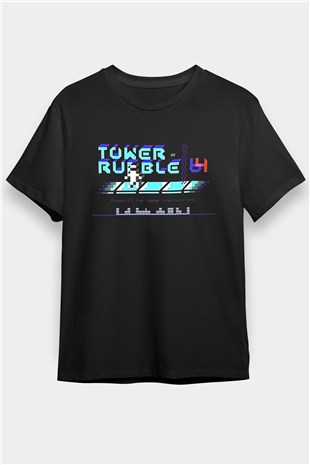 Commodore 64 Baskılı Unisex Siyah Tişört - Tshirt