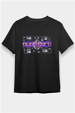 Commodore 64 Baskılı Unisex Siyah Tişört - Tshirt