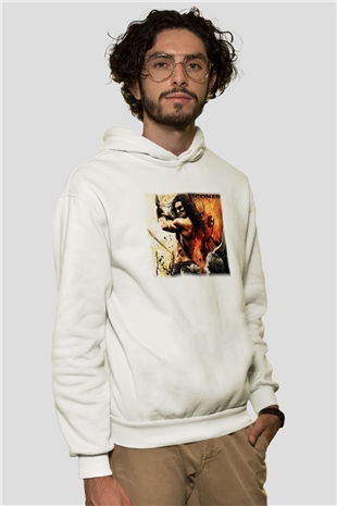 Conan the Barbarian Beyaz Unisex Hoodie