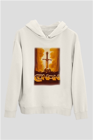 Conan the Barbarian Beyaz Unisex Hoodie