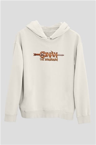 Conan the Barbarian Beyaz Unisex Hoodie