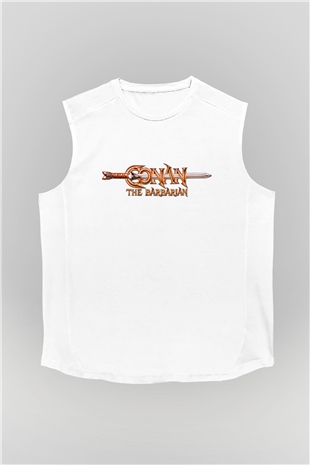 Conan the Barbarian Beyaz Unisex Kolsuz Tişört
