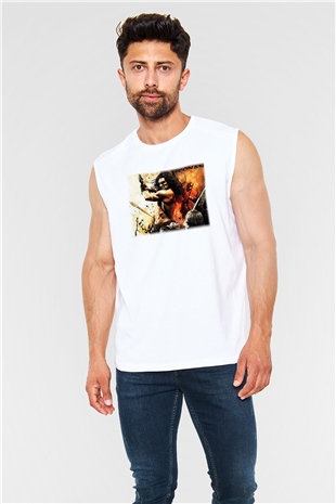 Conan the Barbarian Beyaz Unisex Kolsuz Tişört