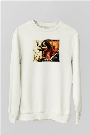Conan the Barbarian Beyaz Unisex Sweatshirt