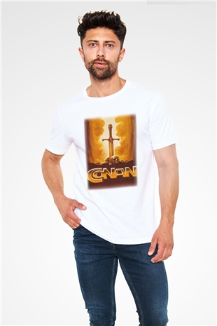 Conan the Barbarian Beyaz Unisex Tişört T-Shirt