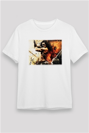Conan the Barbarian Beyaz Unisex Tişört T-Shirt