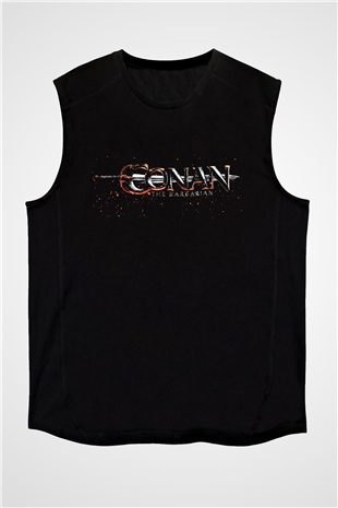 Conan the Barbarian Siyah Unisex Kolsuz Tişört