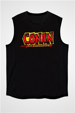 Conan the Barbarian Siyah Unisex Kolsuz Tişört