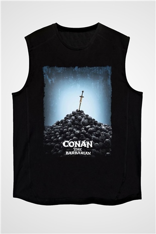 Conan the Barbarian Siyah Unisex Kolsuz Tişört