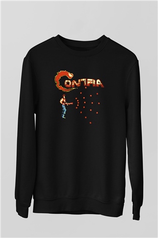 Contra Siyah Unisex Sweatshirt