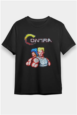 Contra Siyah Unisex Tişört T-Shirt
