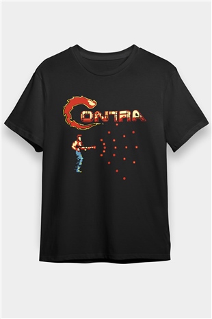 Contra Siyah Unisex Tişört T-Shirt