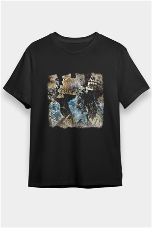 Converge Baskılı Unisex Siyah Tişört