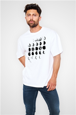 Converge Beyaz Unisex Oversize Tişört T-Shirt