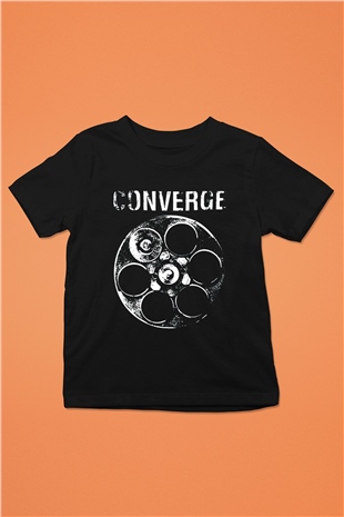 Converge Siyah Unisex Çocuk Tişört