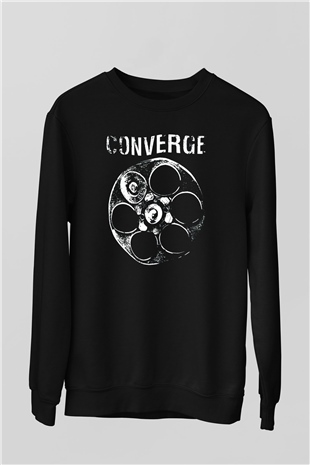 Converge Siyah Unisex Sweatshirt