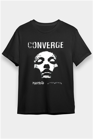 Converge Siyah Unisex Tişört T-Shirt - TişörtFabrikası