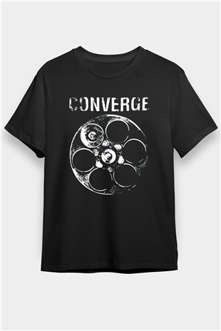 Converge Siyah Unisex Tişört T-Shirt - TişörtFabrikası
