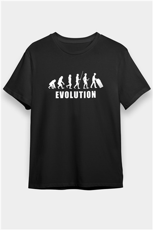 Çöpçü Siyah Unisex Tişört T-Shirt - TişörtFabrikası