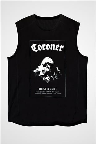 Coroner Siyah Unisex Kolsuz Tişört