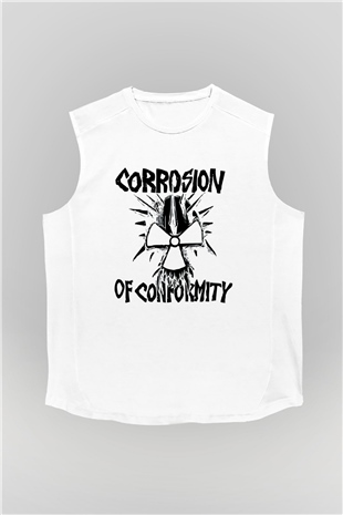 Corrosion of Conformity Beyaz Unisex Kolsuz Tişört