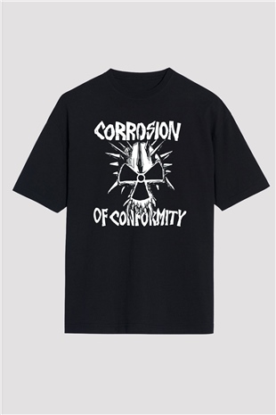 Corrosion of Conformity Siyah Unisex Oversize Tişört T-Shirt