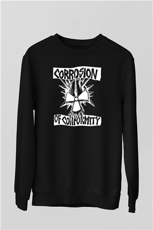 Corrosion of Conformity Siyah Unisex Sweatshirt