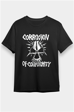 Corrosion of Conformity Siyah Unisex Tişört T-Shirt - TişörtFabrikası