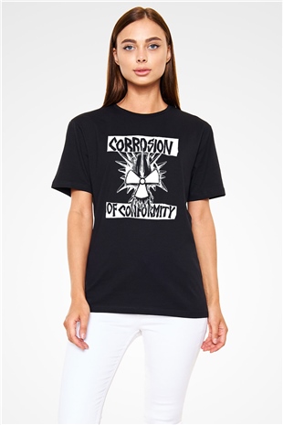 Corrosion of Conformity Siyah Unisex Tişört T-Shirt - TişörtFabrikası