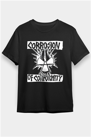 Corrosion of Conformity Siyah Unisex Tişört T-Shirt - TişörtFabrikası