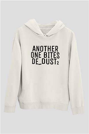 Counter Strike Baskılı Beyaz Unisex Kapüşonlu Sweatshirt