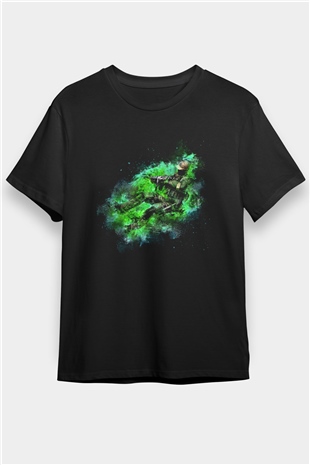 Counter Strike Baskılı Unisex Siyah Tişört - Tshirt