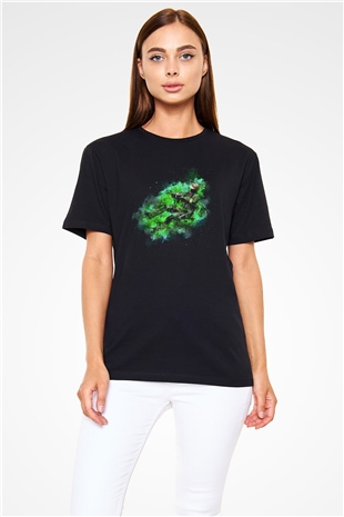 Counter Strike Baskılı Unisex Siyah Tişört - Tshirt