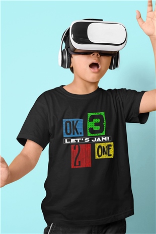 Cowboy Bebop Baskılı Unisex Siyah Çocuk Tişört - Tshirt