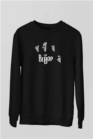 Cowboy Bebop Baskılı Unisex Siyah Sweatshirt