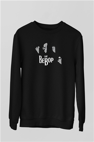 Cowboy Bebop Baskılı Unisex Siyah Sweatshirt