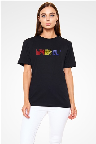 Cowboy Bebop Baskılı Unisex Siyah Tişört - Tshirt