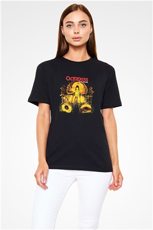 Cozy Powell Baskılı Unisex Siyah Tişört