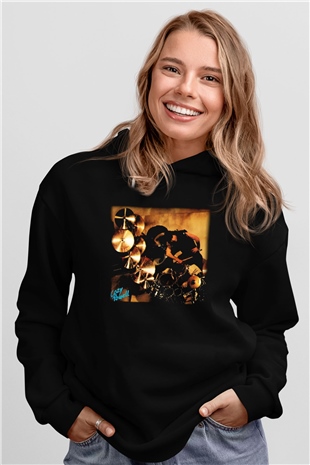 Cozy Powell Siyah Unisex Hoodie