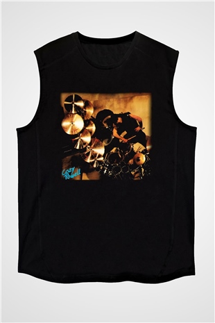 Cozy Powell Siyah Unisex Kolsuz Tişört