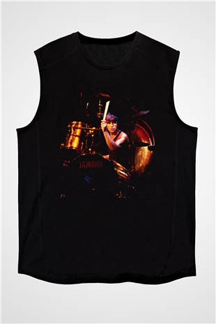 Cozy Powell Siyah Unisex Kolsuz Tişört